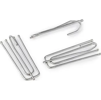 Rybářský háček Kovový háček na záclonovky, Balení 15 ks, Varianta nikl