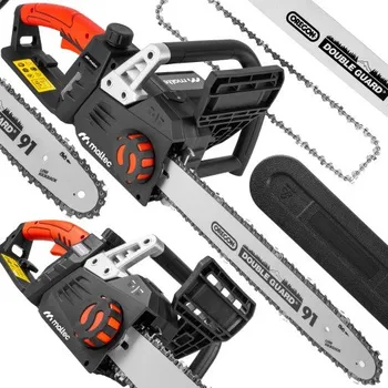 Motorová pila ProWood Výkonná řetězová pila 2400W/3550W s vodicí lištou 16" a bezpečnostní brzdou + DÁREK kryt na vodicí lištu