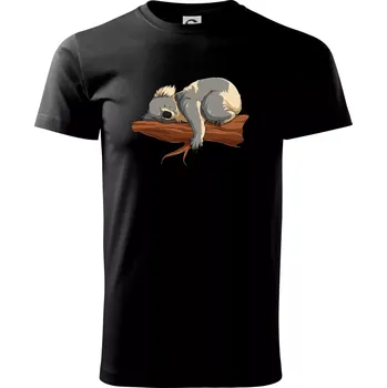 Koala na větvi - Triko extra velké (5-8XL) - 7XL ( Černá )