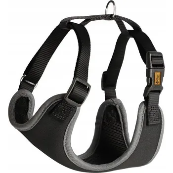 Postroj pro psa DINGO BEZTLAKOVÉ POSTROJE S NASTAVENÍM M ČERNÉ