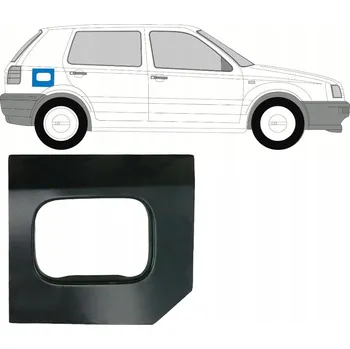 Palivová nádrž Opravná sada hrdla palivové nádrže pro Volkswagen Golf 3 1991-1998 / Pravá strana