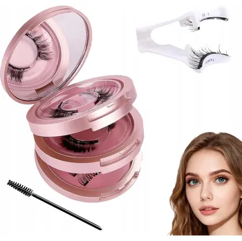 Péče o řasy a obočí 3D Magnetické Řasy pro Každodenní Líčení, Umělé Magnetické Řasy