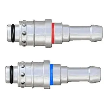 Zahradní hadice LÜDECKE 415 - VSUVKA MALE PŘÍMÝ TRN - samec na hadici 10 mm, DN 8 mm (RPL08.6810/KR), 10 Bar (-15/+90°C), Červená