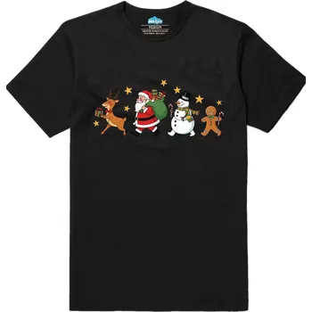 Pánské tričko Wolken.cz Pánské tričko Vánoční Abbey Road The Beatles Černá L