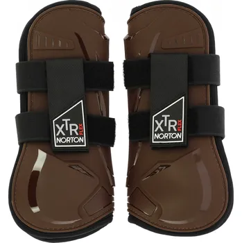 Ochrana nohy a ocasu NORTON Kamaše přední XTR Flex Velcro Norton, pár, chestnut brown FULL