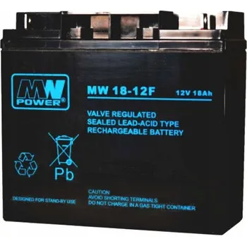 Záložní baterie Akumulátor MW Power 12 V 18 Ah
