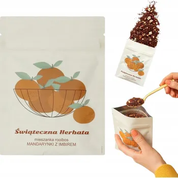 Vánoční dekorace Rooibos s MANDARINKAMI A ZÁZVOREM – vánoční dárek