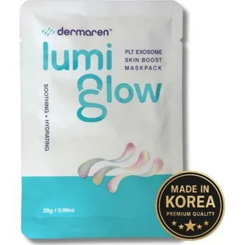 Pleťová maska Dermaren Lumi Glow PLT Exosome Mask 28 g