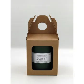 Svíčka Naturalna świeca sojowa – Smell of Christmas 365 ml Láhev Zeleň