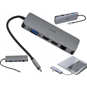 ASUS Dokovací stanice USB-C pro 2 monitory – rozšíření obrazu pro notebook