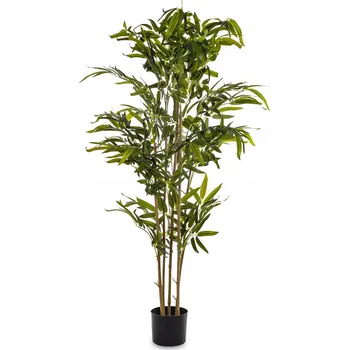 umělá květina Vysoká realistická umělá rostlina bambus – zelená dekorace do interiéru