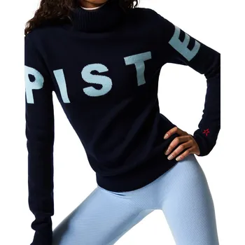 Dámský svetr PERFECT MOMENT PISTE SWEATER II NAVY Velikost: L