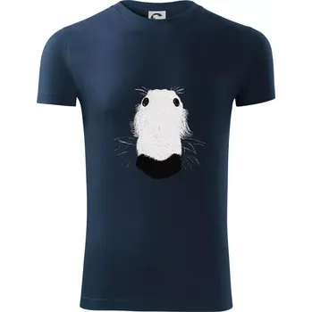 Pánské tričko Barzoj čumák (Moňas) - Viper FIT - Pánské zůžené tričko - XL ( Námořní modrá (velmi tmavá - téměř černá) )