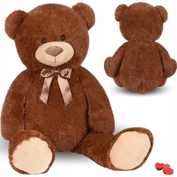 plyšák PLYŠOVÝ MEDVÍDEK XXL 100 CM PLYŠÁK , DÁREK HRAČKA NA VALENTÝNA