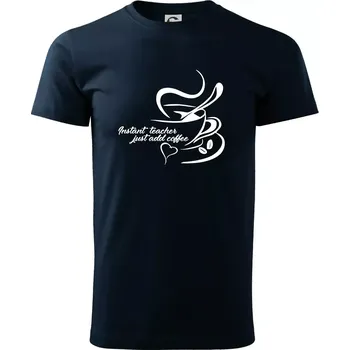 Instant teacher - Triko extra velké (5-8XL) - 6XL ( Námořní modrá (velmi tmavá - téměř černá) )