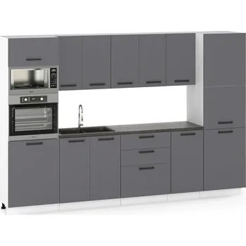 Kuchyňská linka Kuchyňská linka ULWE grafit / grafit