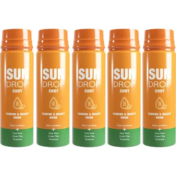 Opalování 5x Shot pro urychlení opalování Sun Drop s hydratačním účinkem 80 ml