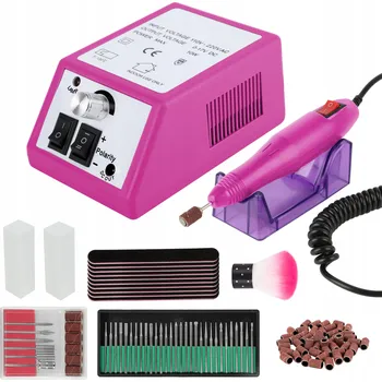 Bruska na nehty Profico 10 W bílá s keramickými frézami