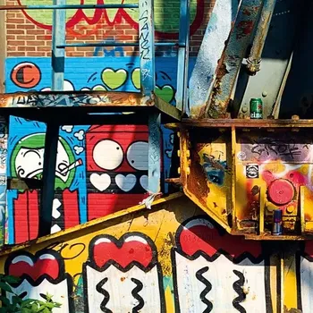 Puzzle CURIOSI Čtvercové Q Amsterdam Vzor III 80 dílků