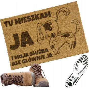 Kokosová rohožka hotová 40 x 60 cm