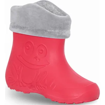 Dívčí obuv ZETPOL dětské holínky EVA Frog Coral s oteplovací vložkou, velikost 22/23 (15.8 cm)