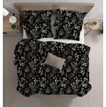 Povlečení z Renforcé bavlny FLORWELLA černé Rozměr povlečení: 70 x 90 cm | 140 x 200 cm 236251636