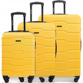 PUCCINI Tvrdý kufr sada ABS Alicante 29 l