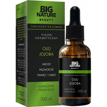 Pleťový olej Jojobový olej 100ml Big Nature na vlasy, nehty, tělo a obličej - kosmetický olej
