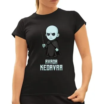 Žertovný předmět Avada Kedavra - pro fanoušky série Harry Potter - dámské tričko s potiskem- Tričkový.cz