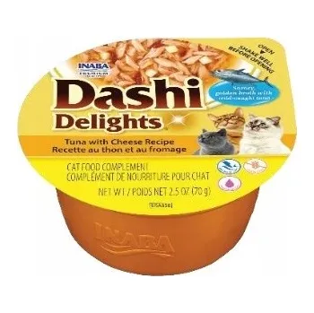 Krmivo pro kočku INABA CAT DASHI DELIGHTS krmivo pro kočky tuňák se sýrem 70g