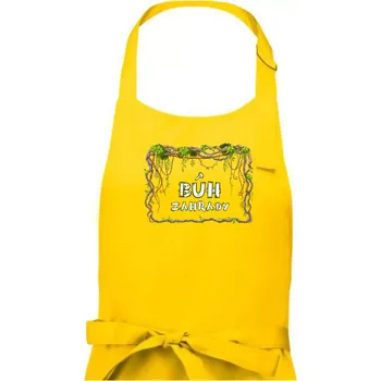 Kuchyňská zástěra Bůh zahrady - Pánská zástěra na vaření - Univerzální velikost ( Žlutá )