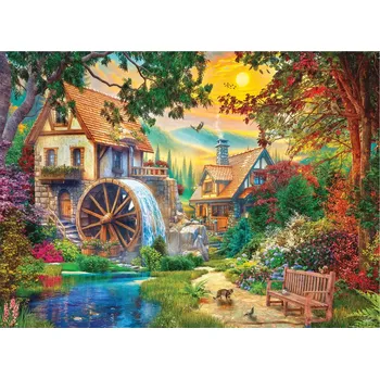 Puzzle Puzzle Vodní mlýn 4000 dílků ANATOLIAN
