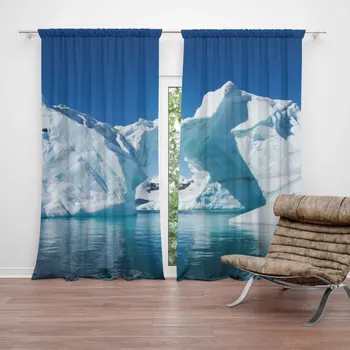 Závěs Sablio Závěs Ledovce: 2ks 140x250cm