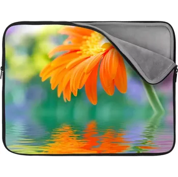 pouzdro na notebook Sablio Obal na notebook Oranžová gerbera - 17"