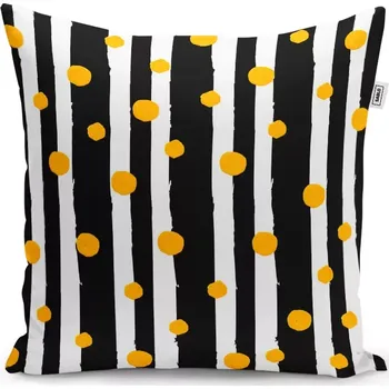 Polštář Sablio Polštář Pruhy a puntíky - 40x40 cm