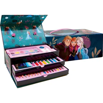 Výtvarná sada Toycompany Kufřík na kreslení třípatrový 52 ks