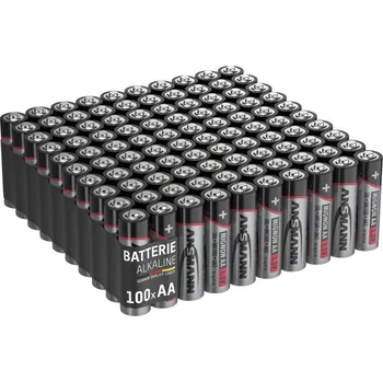 Článková baterie ANSMANN baterie Mignon LR6/AA 1,5 voltu 100 kusů | Elektro Napájení Osvětlení Baterie