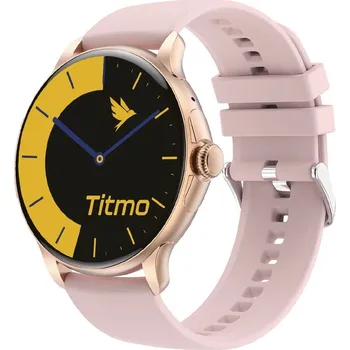 Chytré hodinky Smartwach Titmo O-150 (Amoled, Bluetooth Call) Růžová