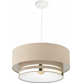 ZÁVĚSNÉ STROPNÍ SVÍTIDLO STÍNIDLO KAŠMÍR KAŠMÍROVÉ LED E27 XXL 45 CM ZLATÉ