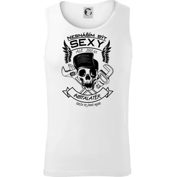 Nesnáším být sexy - instalatér - Tílko pánské Core - S ( Bílá )