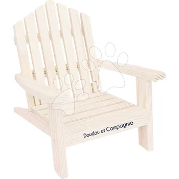 Doplněk pro panenku Dřevěné skládací křeslo pro panenky Folding armchair My little furniture Jolijou pro panenky a plyšové hračky o velikosti 35 cm
