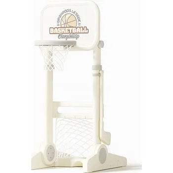 Dětský koš 3v1 Basketbal Míč Golf Multifunkční stojan, bílý