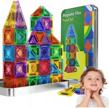 ostatní stavebnice Magnetické stavební Stavebnice Vzdělávací sada pro děti Hračka