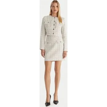 Dámská sukně Guess Mini sukně W5YD15 WHDB2 Bílá Regular Fit XL