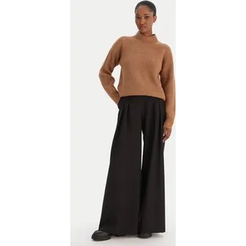 Dámský svetr Calvin Klein Jeans Svetr Woolen Stitch LV044D372G Hnědá Regular Fit S