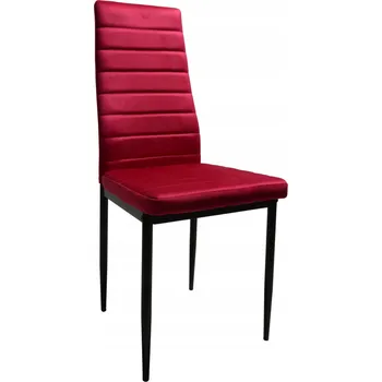 Jídelní židle Židle Velur Růžovo-Červená Elegance a Komfort HIT glamour moderní