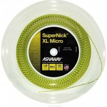 Struna na výplet tenisové rakety Výplet na squash Ashaway Supernick XL Micro 1,15 mm / 10 m