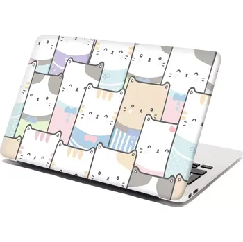 samolepka Sablio Samolepka na notebook Barevná koťátka - 29x20 cm