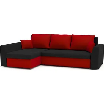 Obývací pokoj Signal-nabytek Paul Model 2 souprava Černá/červená Levá