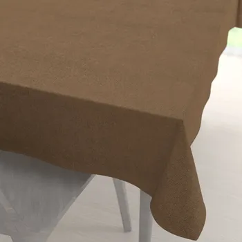 ubrus Obdélníkový ubrus/imitace broušené kůže Alcantara ALC-015 Světle hnědý 50x100 cm